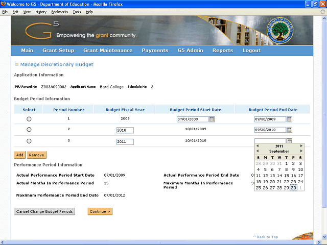 Screen image of this step