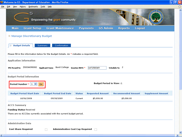 Screen image of this step