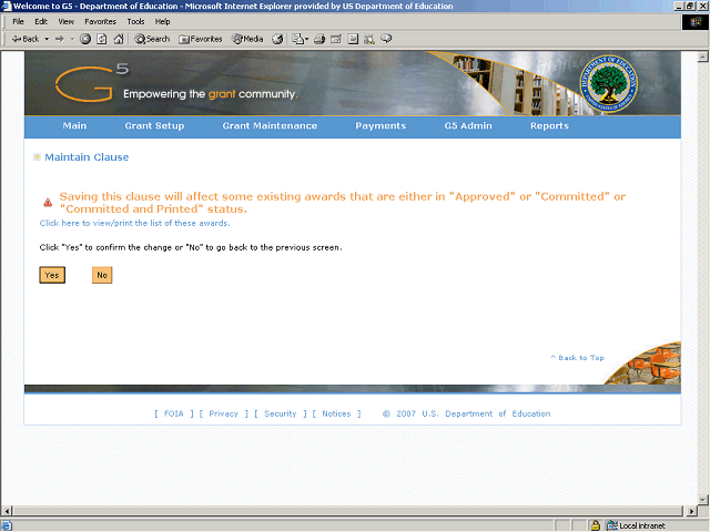 Screen image of this step