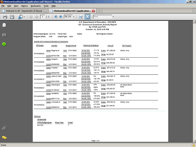 Screen image of this step