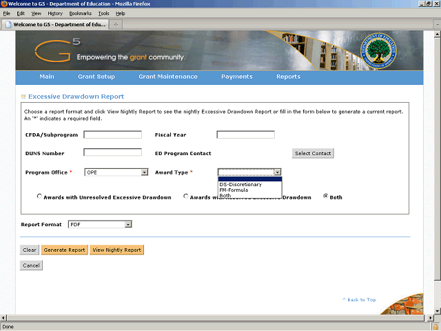 Screen image of this step