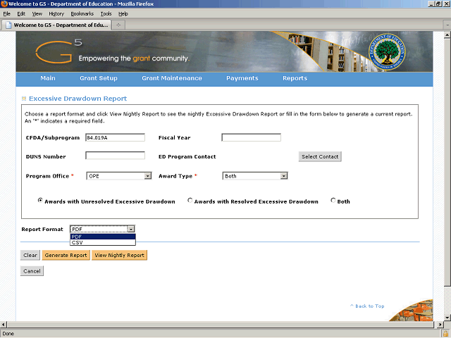 Screen image of this step