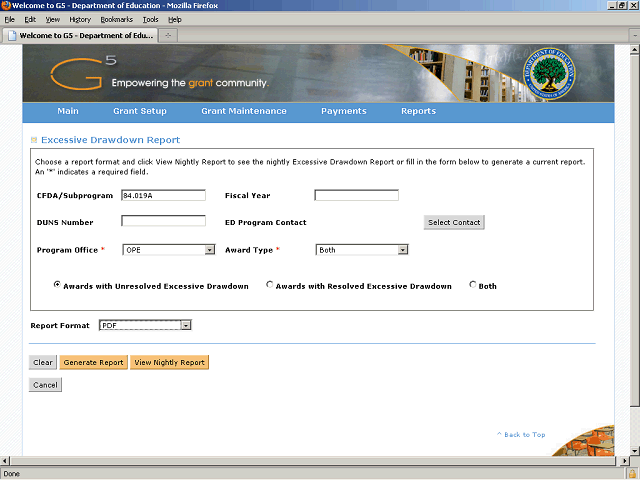 Screen image of this step