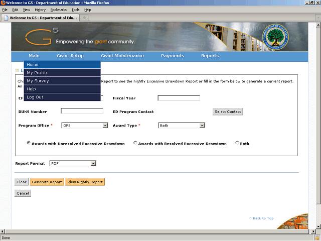 Screen image of this step