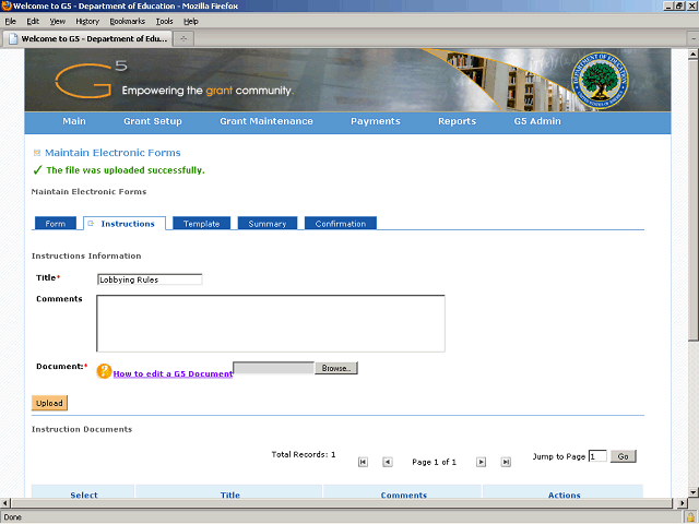 Screen image of this step