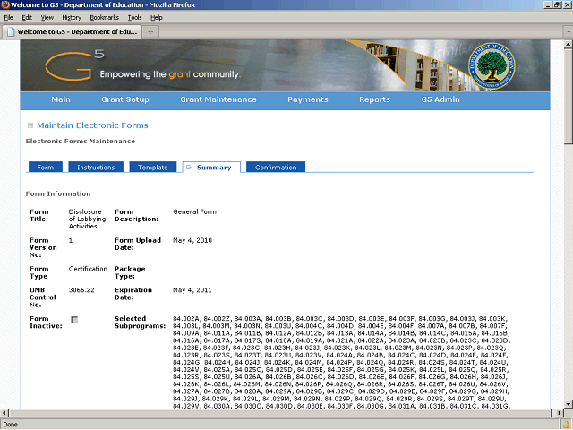 Screen image of this step