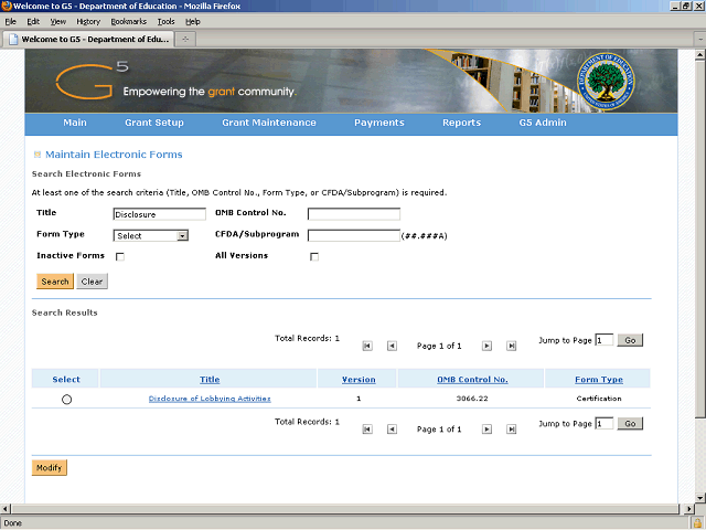 Screen image of this step
