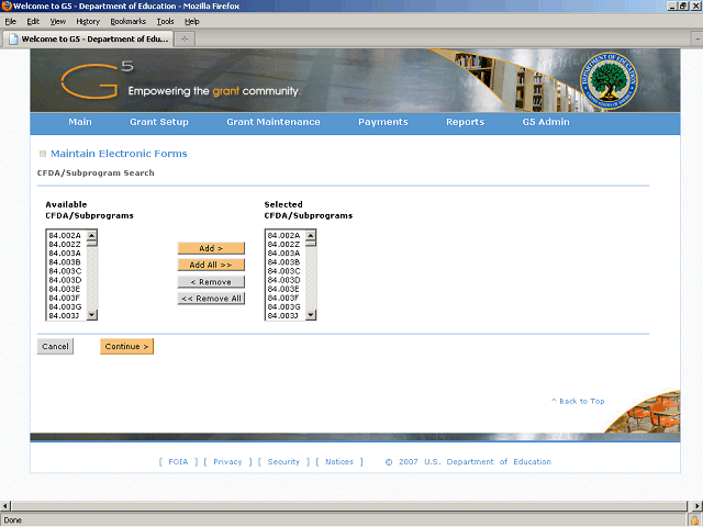 Screen image of this step