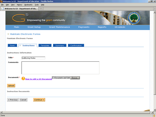 Screen image of this step