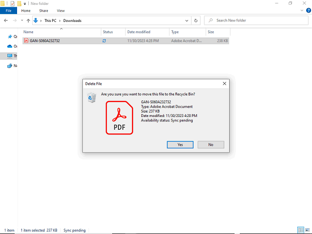 Screen image of this step