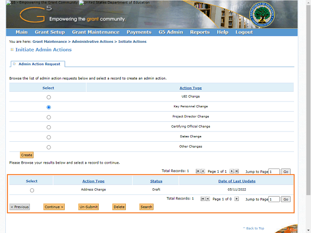 Screen image of this step