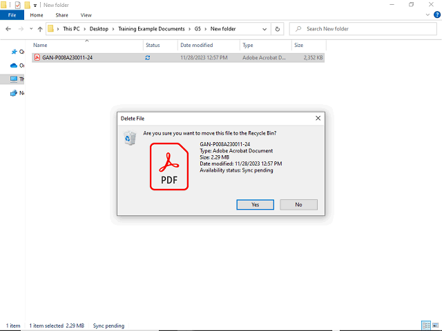 Screen image of this step