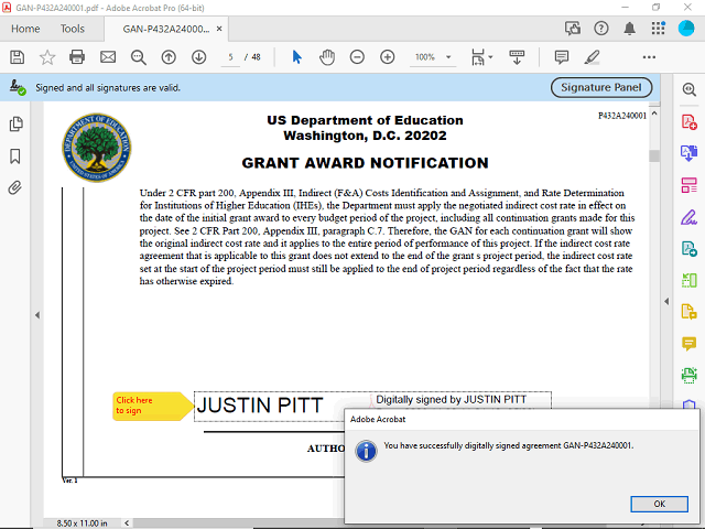 Screen image of this step