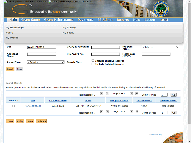 Screen image of this step