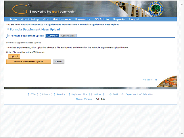 Screen image of this step