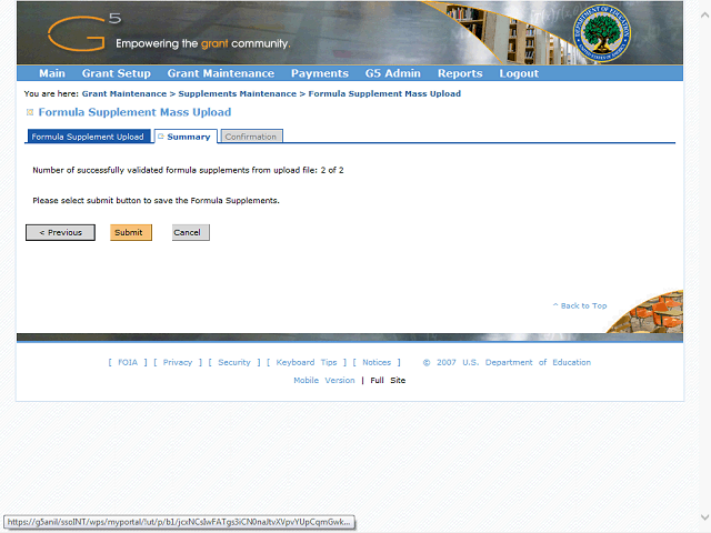 Screen image of this step