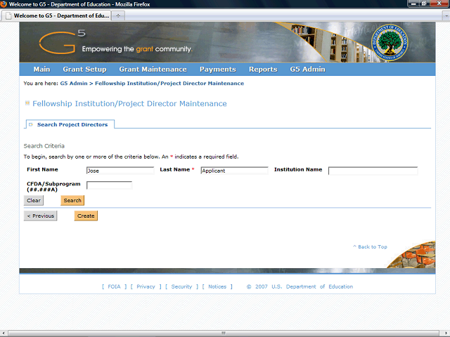 Screen image of this step
