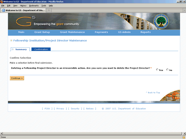 Screen image of this step