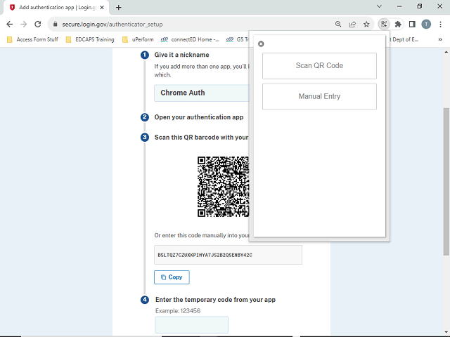 Screen image of this step