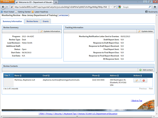 Screen image of this step
