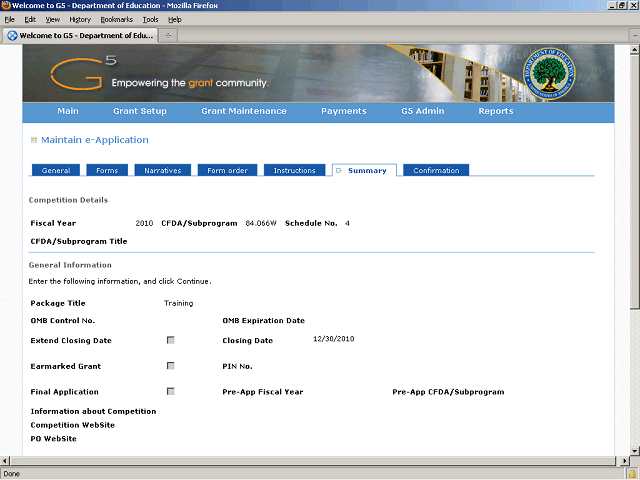 Screen image of this step