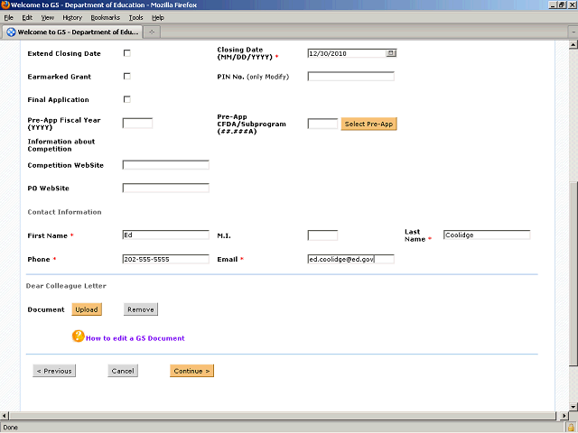 Screen image of this step