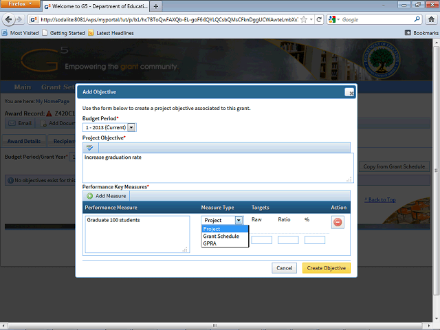 Screen image of this step