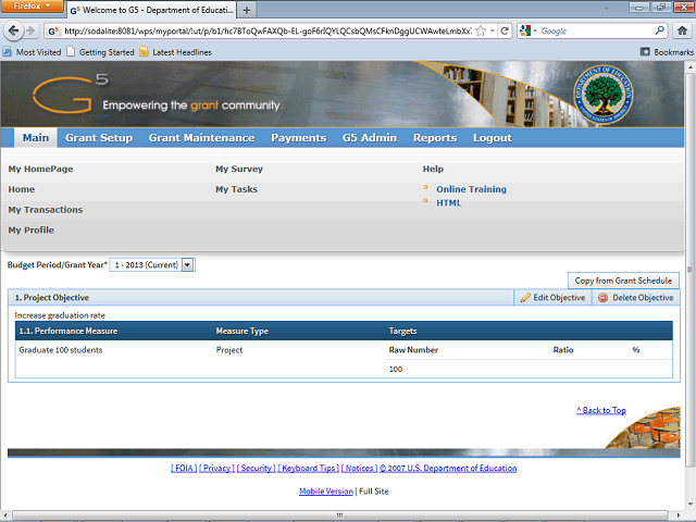Screen image of this step