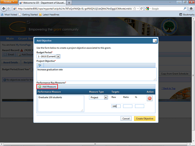 Screen image of this step
