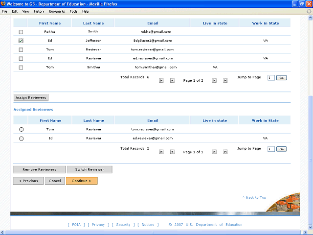 Screen image of this step