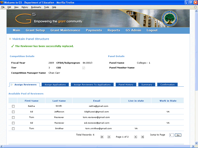 Screen image of this step