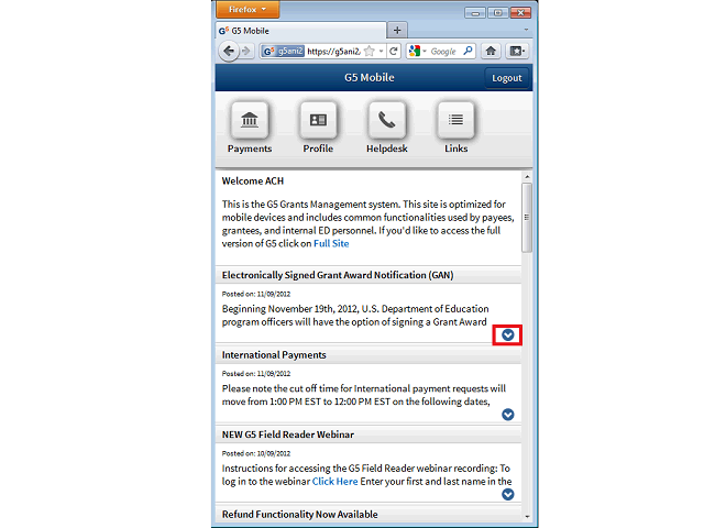 Screen image of this step