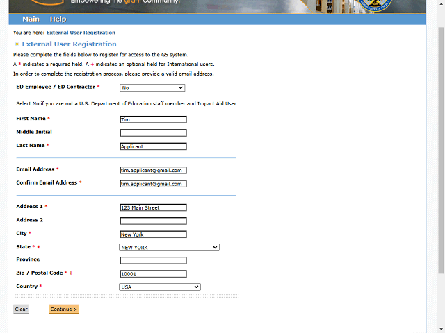 Screen image of this step