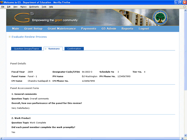 Screen image of this step