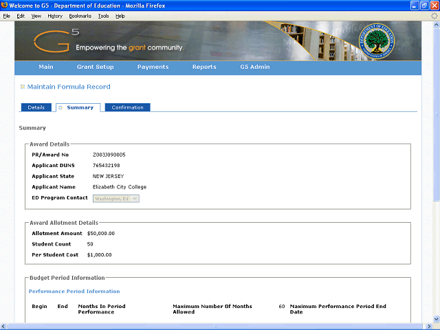 Screen image of this step