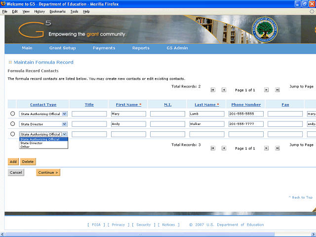 Screen image of this step