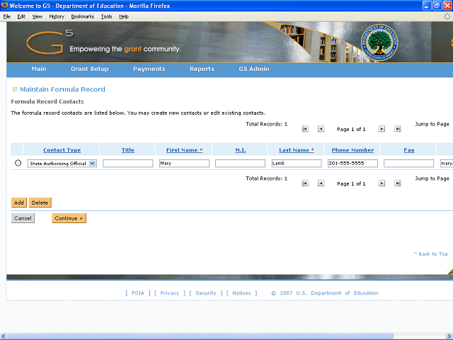 Screen image of this step