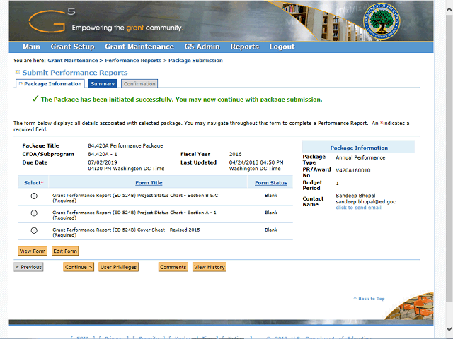 Screen image of this step