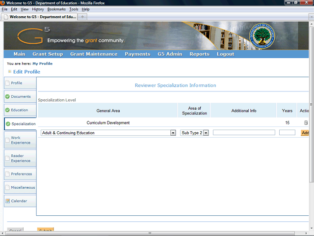 Screen image of this step