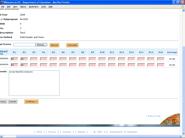 Screen image of this step