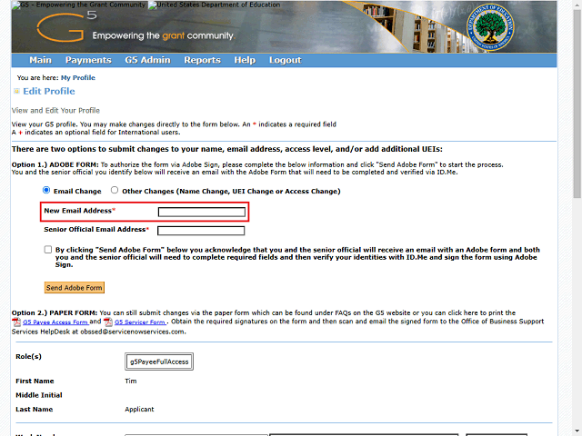 Screen image of this step