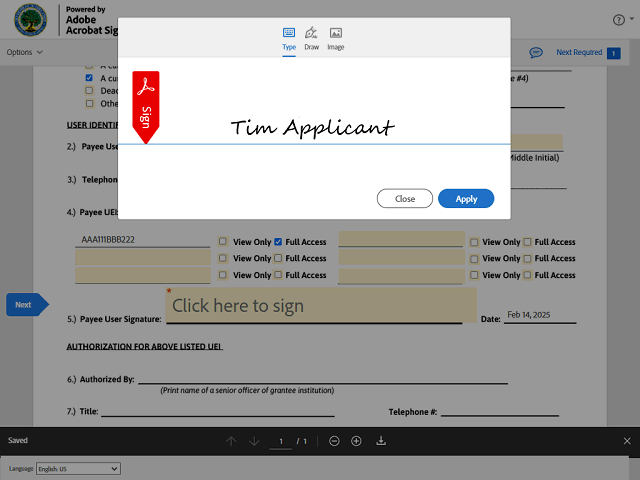 Screen image of this step