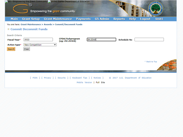 Screen image of this step