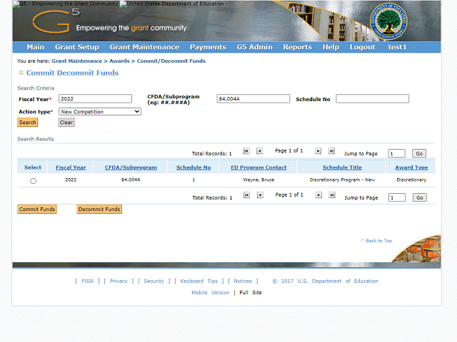 Screen image of this step
