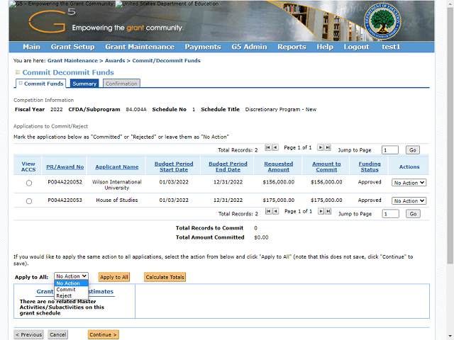Screen image of this step