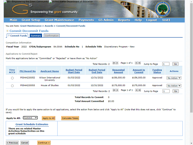 Screen image of this step