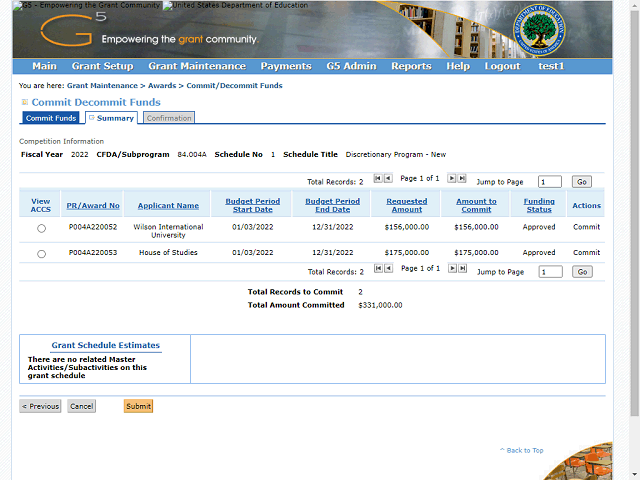 Screen image of this step