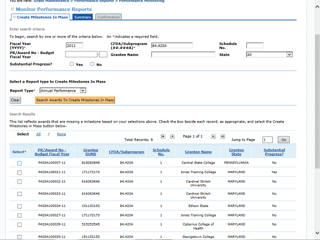 Screen image of this step