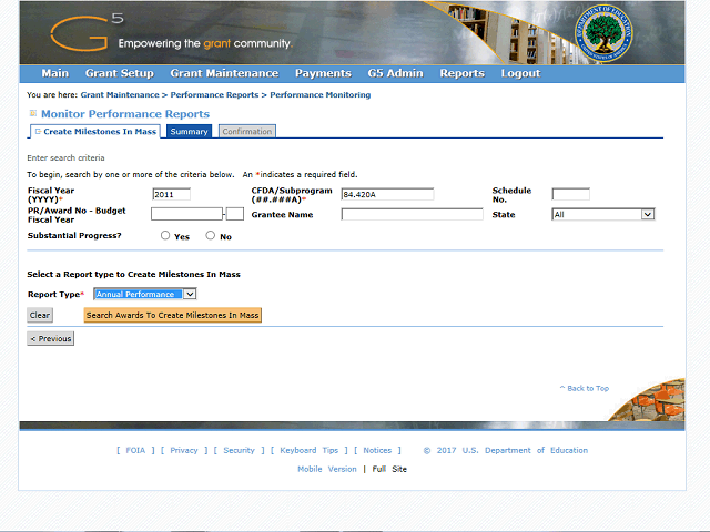 Screen image of this step