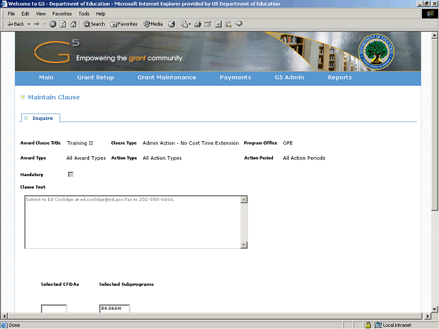 Screen image of this step